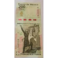 Billete De 200 Pesos Bicentenario De México, usado segunda mano   México 