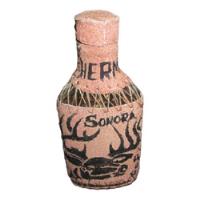 $ Antigua Anfora Licorera Vidrio Botella Bacanora Forrada., usado segunda mano   México 