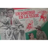 Cartel Taurino Lorenzo Garza Cinematográfico Original  segunda mano   México 