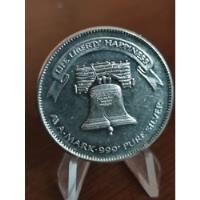 Medalla Una Onza 1983 Ley .999 Usa Con Campana Y Aguila, usado segunda mano   México 