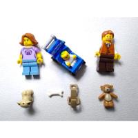Lego City Familia / Bebé /carreola/ Mamá/ Papá/ Osito / Pug segunda mano   México 