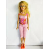 Barbie Conjunto Rosa Pesquero Blusa Hombro Collar Tacon 2010 segunda mano   México 