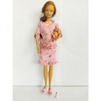 Usado, Barbie Happy Family Midge Baby Rare Pink Dress Embarazada  segunda mano   México 