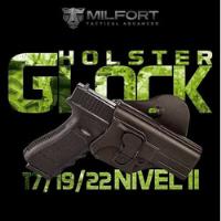 Funda Holster Porta Pistola Arma Glock 17/19/22 Milfort 9mm segunda mano   México 