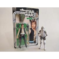 Usado, Star Wars Blackseries 40 Han Solo+stormtrooper Force Awakens segunda mano   México 