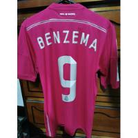 Jersey Real Madrid Benzema Rosa 2014 S segunda mano   México 