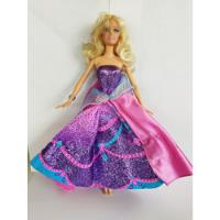 Barbie Princesa Mariposa Vestido Morado Alas Rosa 2012 segunda mano   México 