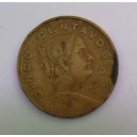Usado, Moneda De 5 Centavos Josefa Mediana 1968 Año Olímpico.  segunda mano   México 