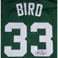 Jersey Autografiado Larry Bird Boston Celtics Cstm Vst Retro segunda mano   México 