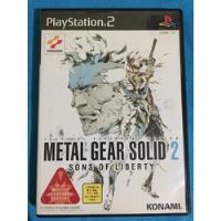 Metal Gear Solid 2 Sons Of Liberty Ps2 Japonés segunda mano   México 
