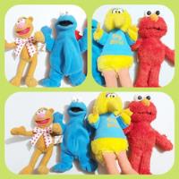 Muppets Peluches Fosi Come Galletas Abelardo Y Elmo Lote D 4, usado segunda mano   México 