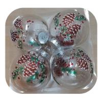 Esferas Navideñas De Plástico Fino Y Colgantes De Cristal, usado segunda mano   México 