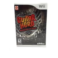 Nintendo Wii Guitar Hero Warriors Of Rock And Roll segunda mano   México 