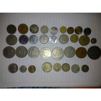  34 Monedas Mexicanas Y Extranjeras De Plata,cobre Y Niquel segunda mano   México 