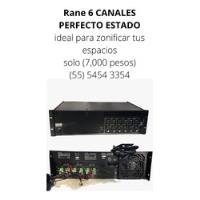 Amplificador Rane 6 Canales Profesional, usado segunda mano   México 