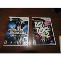 Lote. Just Dance 2 Y Michael Jackson. Nintendo Wii segunda mano   México 