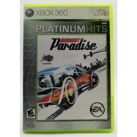Burnout Paradise Xbox 360 Original * R G Gallery, usado segunda mano   México 