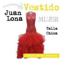 Vestido Fiesta Noche Juan Lona Tul Rojo.la Segunda Bazar segunda mano   México 