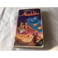 Aladdin Pelicula Vhs Black Diamond Disney  Inglés  segunda mano   México 