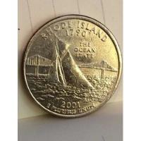 Moneda Usa Quarter Conmemorativa Rhode Island Año 2001 segunda mano   México 