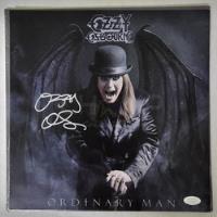 Disco Autografiado Ozzy Osbourne Ordinary Man Vinyl Lp Album segunda mano   México 