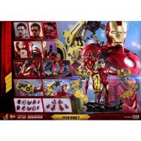 Iron Man Mark Iv Die Cast Con Suit Up Gantry Hot Toys 1/6 segunda mano   México 