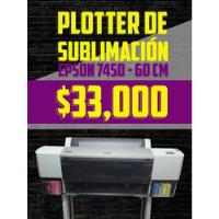 Plotter Epson 7450, Salida 60 Cm Con Tinta Para Sublimación segunda mano   México 