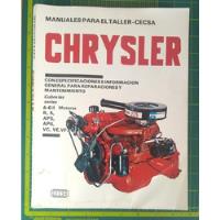 Manual Para El Taller Chrysler, Cecsa segunda mano   México 