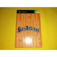 Manual Original Gta San Andreas Xbox Clasico *en Inlgles*, usado segunda mano   México 