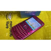 Usado, Nokia C3 Retro Para Uso Telcel Color Rosa . Impecable. Completo. segunda mano   México 
