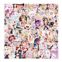100 Stickers Calcomanias Vinil Pvc Chicas Hentai Anime Skate, usado segunda mano   México 
