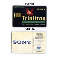 Tarjeta Ladatel N$20 Sony Trinitron segunda mano   México 