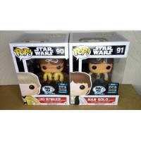 Funko Pop! Star Wars Luke Skywalker #90 & Han Solo #91 segunda mano   México 
