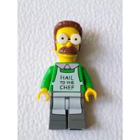 Lego Casa De Los Simpsons Minifigura Ned Flanders Set 71006 , usado segunda mano   México 