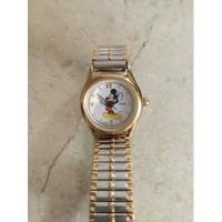 Reloj Mickey Lorus Seiko De Dama Acero Oro Bonito, usado segunda mano   México 
