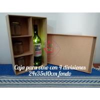 Caja Para Vino Con Divisiones 24x35cmsin Botella/sin Frasco segunda mano  Toluca