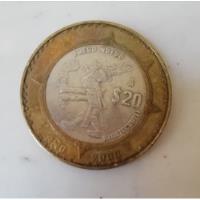 Usado, Moneda De 20 Pesos Fuego Nuevo 2000 Poco Circulada Escasa. segunda mano   México 