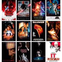 12 Poster Cine Terror Starwars It Freddy Vs Jason Halloween segunda mano   México 