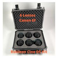 Rokinon Cine Ds Canon Ef Kit 6 Lentes 14,24,35,50,85,135mm segunda mano   México 