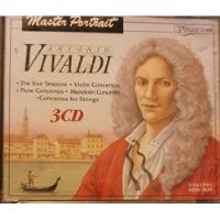 Cd Antonio Vivaldi - 3cds - Master Portrait - Violin Concert, usado segunda mano   México 