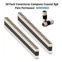 50 Pack Conector Campana Coaxial Rg6 Para Permaseal segunda mano   México 