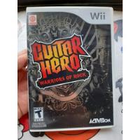 Warriors Of Rock Para Wii O Wii U,guitar Hero,en Buen Estado segunda mano   México 