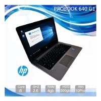 Hp Probook 640 G1, 14 ,core I5, Ram 4gb, Disco 500gb, W10 Cg, usado segunda mano   México 