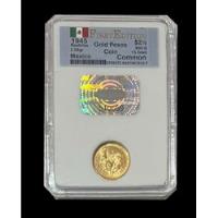 Moneda De Dos Pesos Y Medio Oro 2.5 Año 1945 L .900 Hidalgo segunda mano   México 