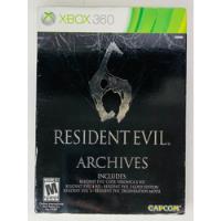 Resident Evil: Archives 6 Xbox 360 2012 C Rtrmx Vj segunda mano   México 