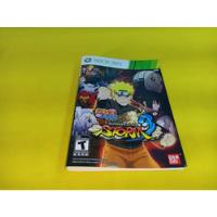 Portada Original Naruto Shippuden Storm 3 Xbox 360 segunda mano   México 