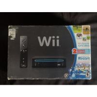 Consola Wii Negro + Cables + Controles + Caja Sin Juegos segunda mano   México 