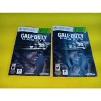 Portada Original Call Of Duty Ghosts Xbox 360 segunda mano   México 