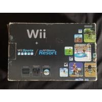Consola Wii Negro + Cables + Controles + Caja Sin Juegos A segunda mano   México 