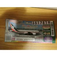 Usado, Boleto Lotería Avión Presidencial Año 2020 segunda mano   México 